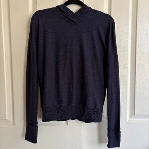 Lululemon Lead The Pack Hoodie Heathered Stony Grape / Blue Women Size 4